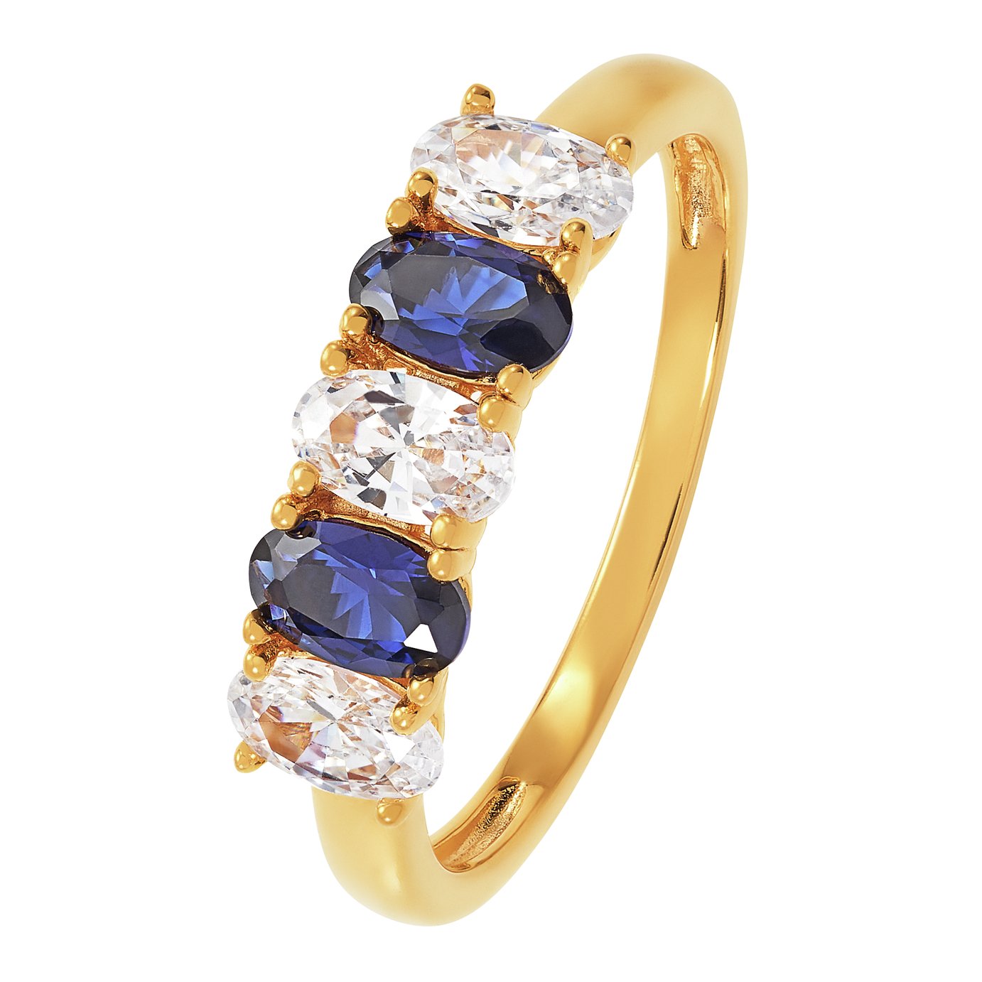 Revere Gold Plated Silver Cubic Zirconia 5 Stone Ring Review