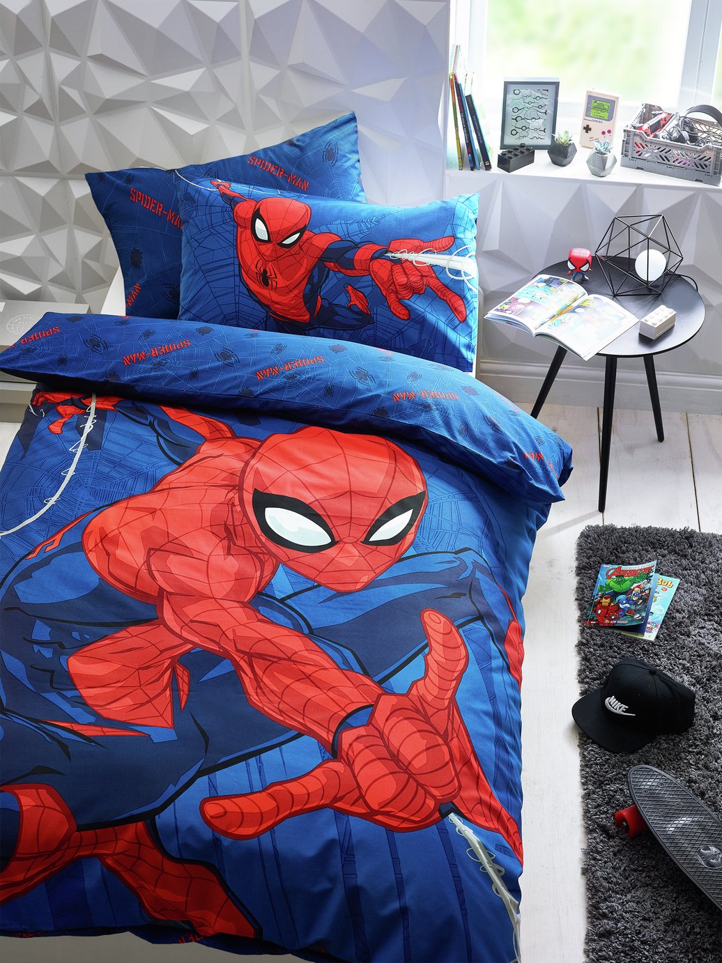 Disney Marvel Spider-Man City Kids Bedding Set - Single