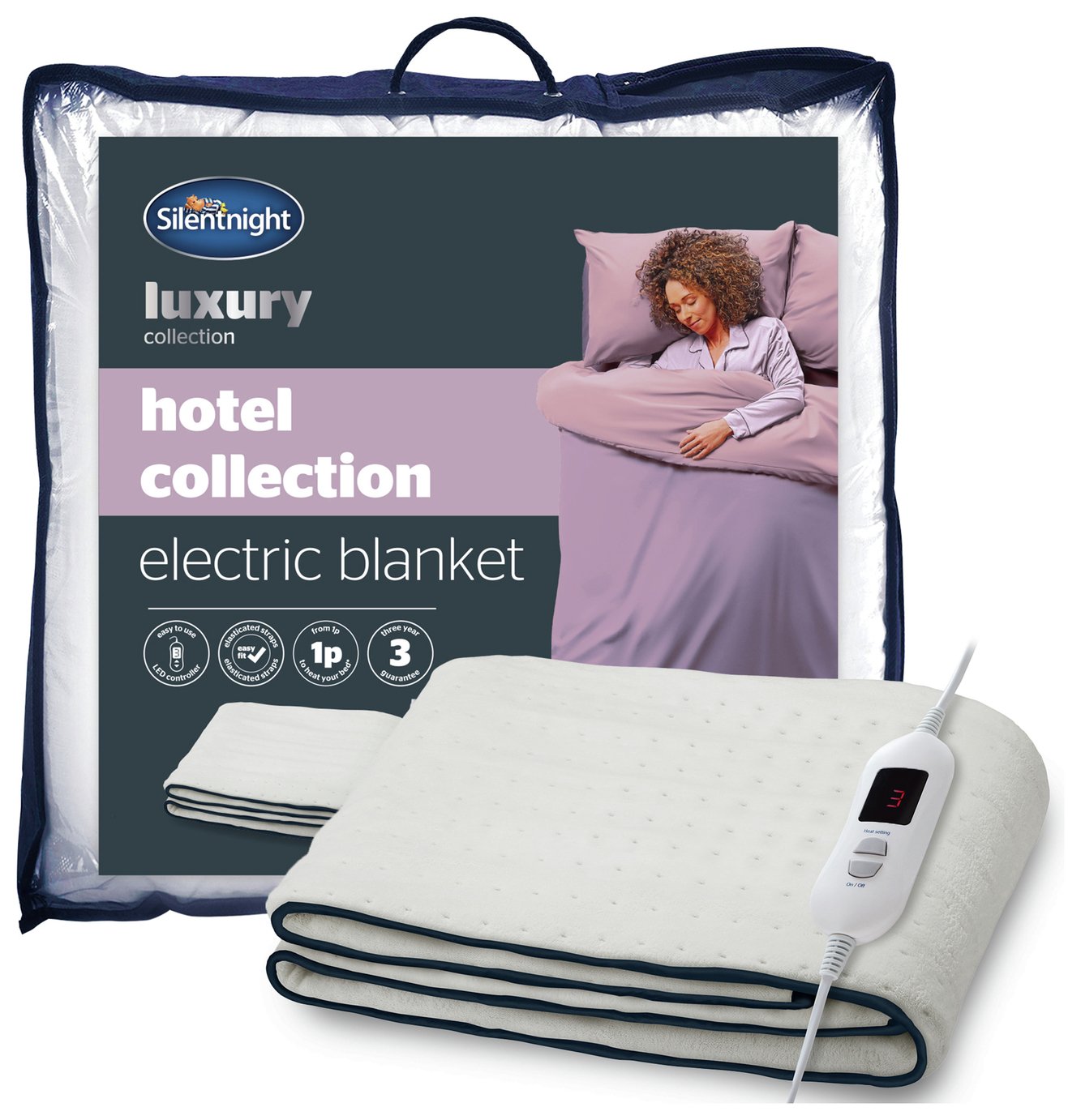 Silentnight Luxury Hotel Collection Electric Blanket-Single