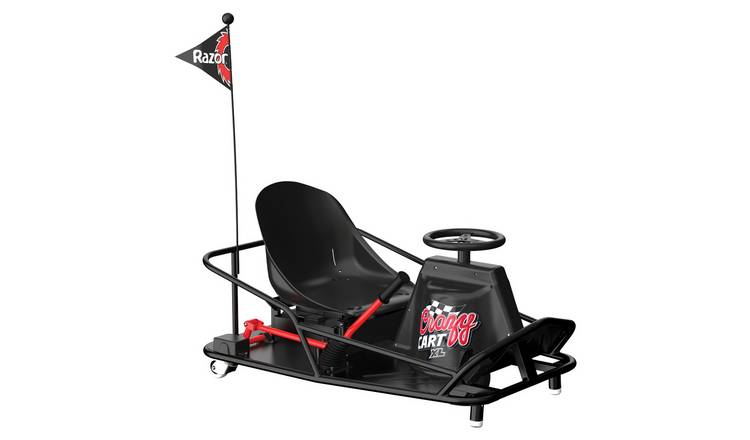 Buy Razor Crazy Cart XL Electric Go Kart For Adults - Black