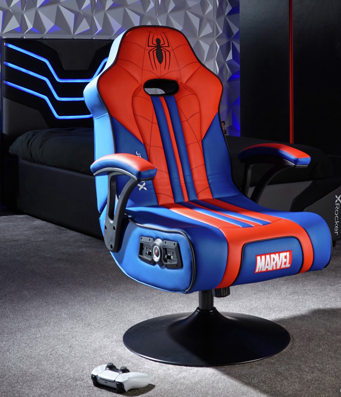 X Rocker Elite 2.1 Audio Gaming Chair - Marvel Spider-Man