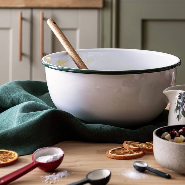 Habitat Enamel Coated Carbon Steel Mixing Bowl 0