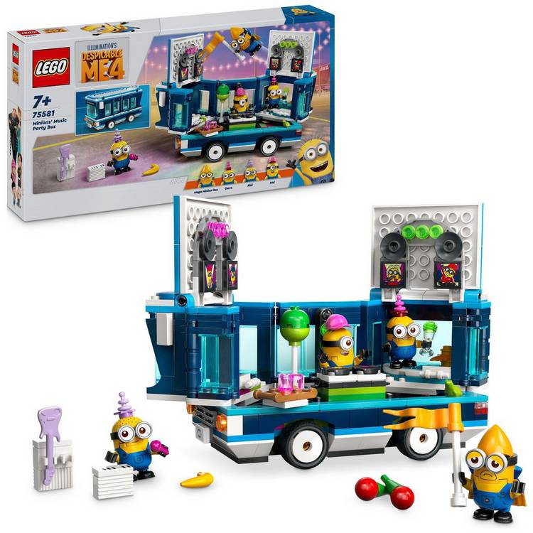 LEGO Despicable Me Minions' Music Party Bus Toy Set 75581 0