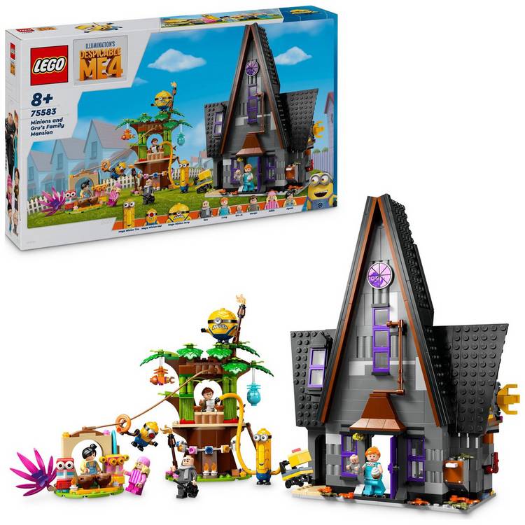 LEGO Despicable Me Minions and Gru's Family Mansion 75583 0
