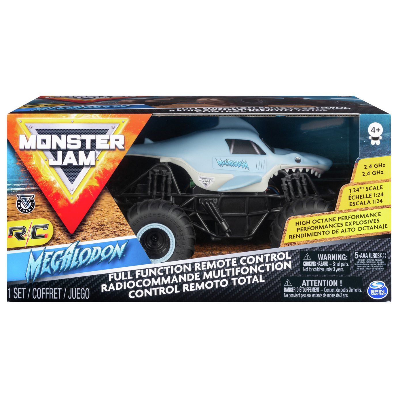 Monster Jam RC 1:24 Megalodon Truck Review