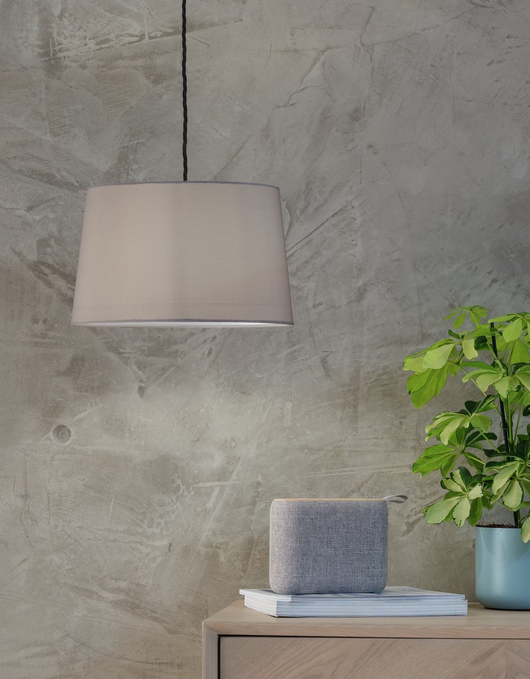 Argos Home Taper Shade - Flint Grey