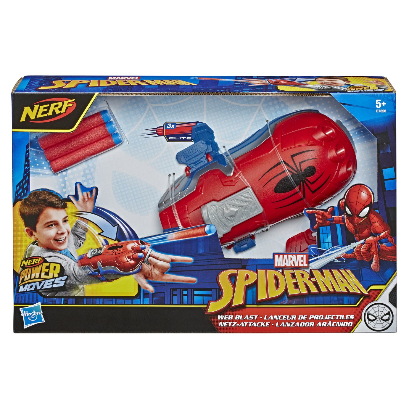 NERF Power Moves Marvel Spider-Man Web Blast Web Shooter Review