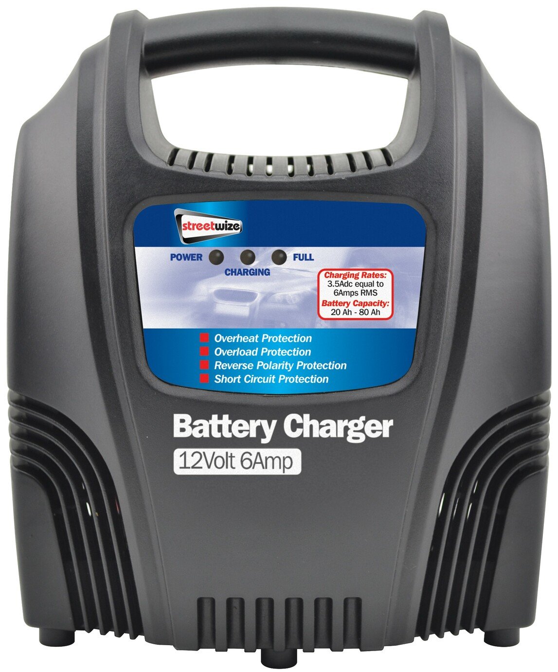 Streetwize 6 Amp 12V Battery Charger 