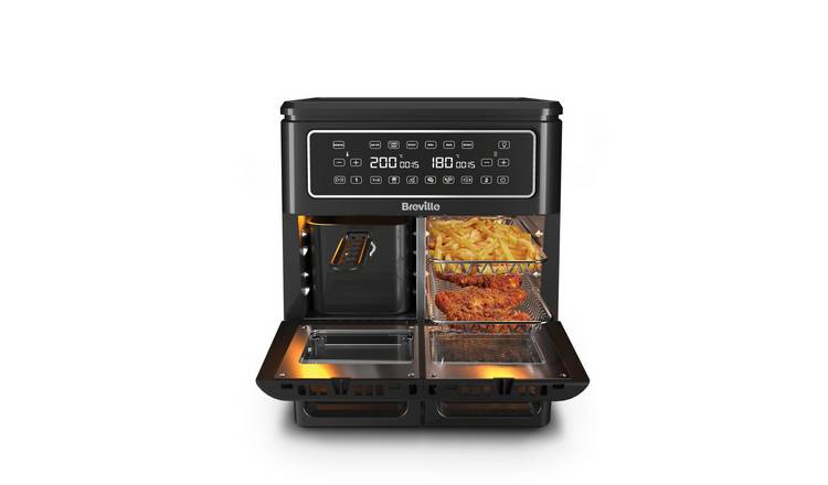 Breville 11L Halo Flexi VDF130 Dual Air Fryer - Black