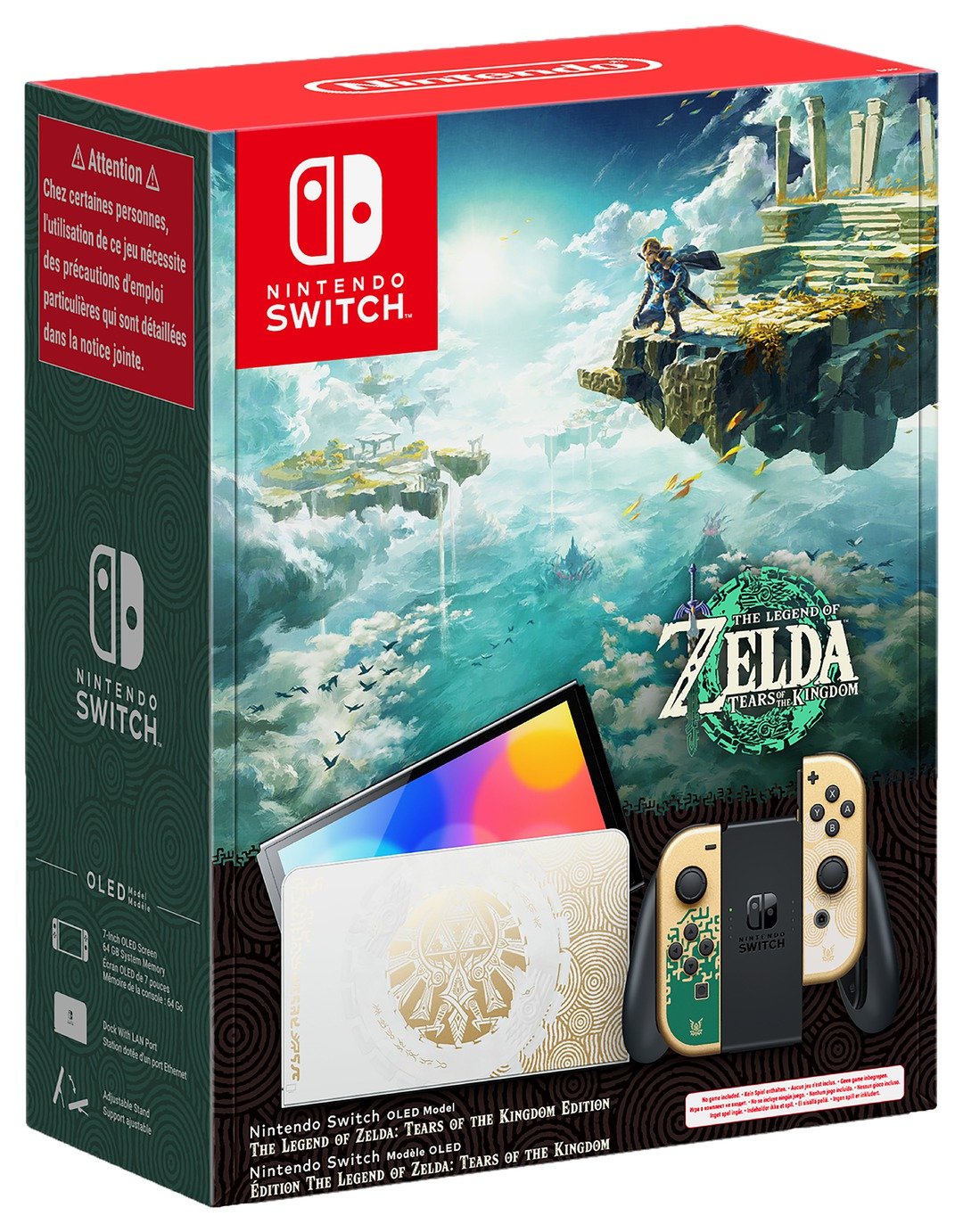 Nintendo Switch OLED Model Console - Zelda Edition