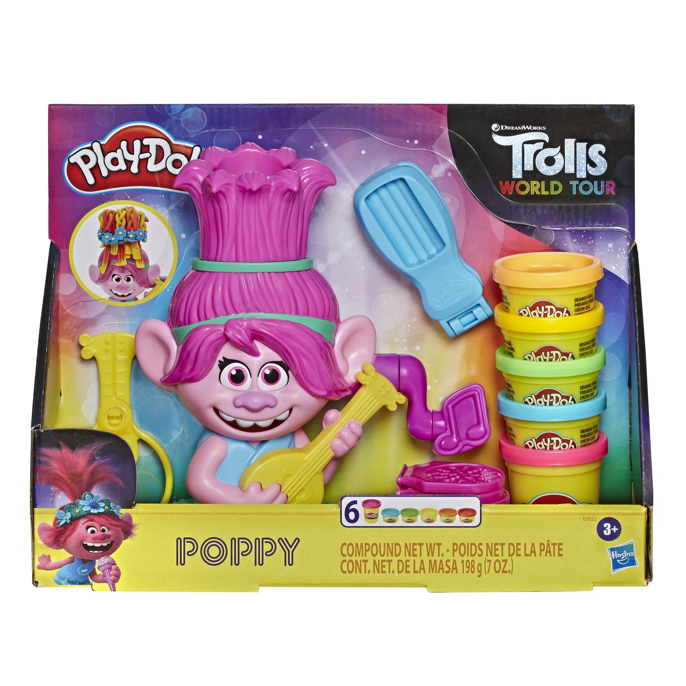 Play-Doh Trolls World Tour Rainbow Hair Poppy Review