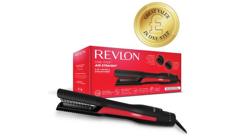 Buy Revlon RVDR5330 One Step 2 in 1 Hair Dryer Straightener Hair straighteners Argos