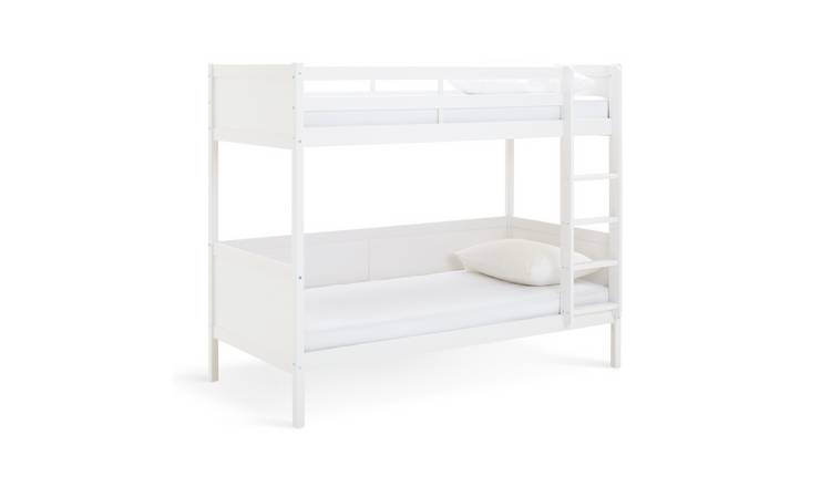 Habitat Brooklyn Day Bed Bunk & Mattresses - White