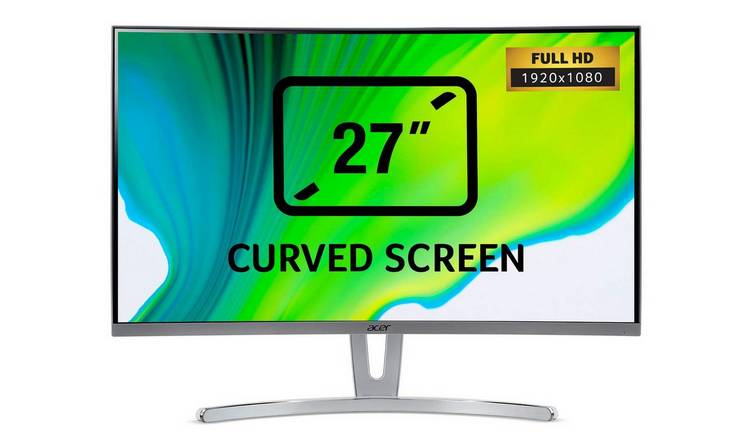 Buy Acer Ed273 27 Inch Fhd Curved Monitor Pc Monitors Argos