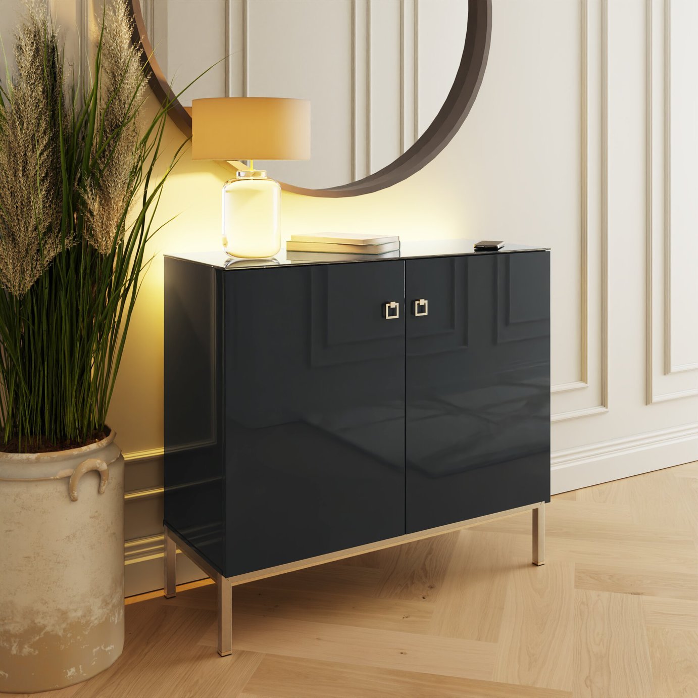 Frank Olsen Lyra 2 Door Sideboard - Midnight Black