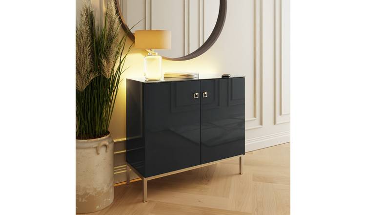 Frank Olsen Lyra 2 Door Sideboard - Midnight Black