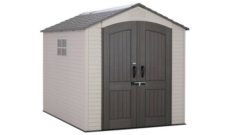 Lifetime Apex Outdoor Garden Storage Shed - 7 x 9.5ft