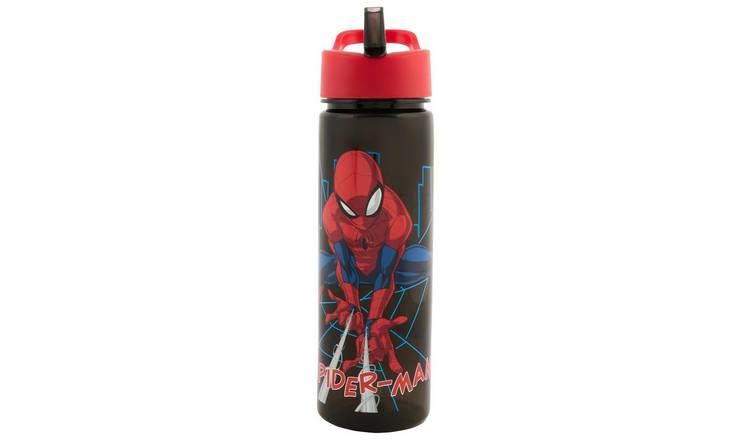 Spider-Man Black and Red Sipper Water Bottle - 600ml