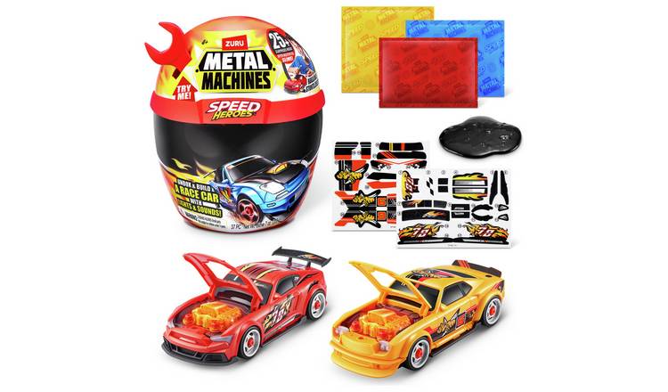 Zuru Metal Machines Speed 1 Helmet Toy Car Playset