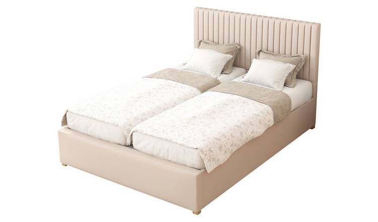 Aspire Superking Adjustable Bed with Mattress - Off White