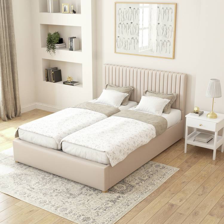 Aspire Superking Adjustable Bed with Mattress - Off White 0