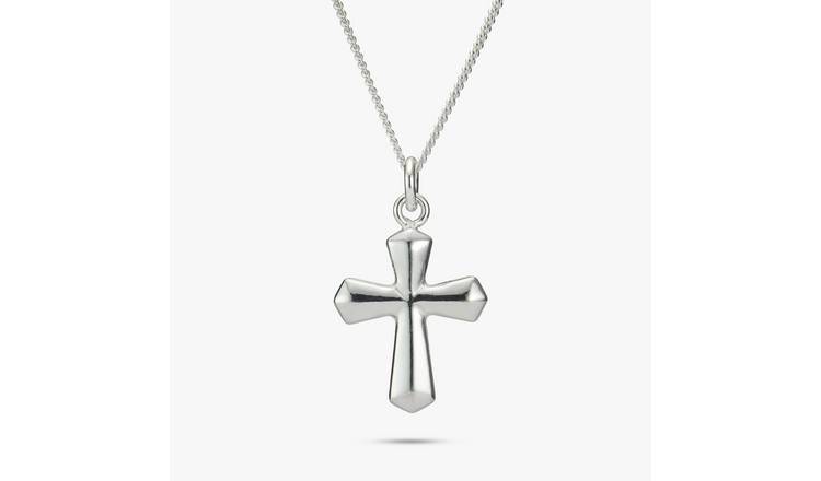 Revere Sterling Silver Cross Pendant Necklace