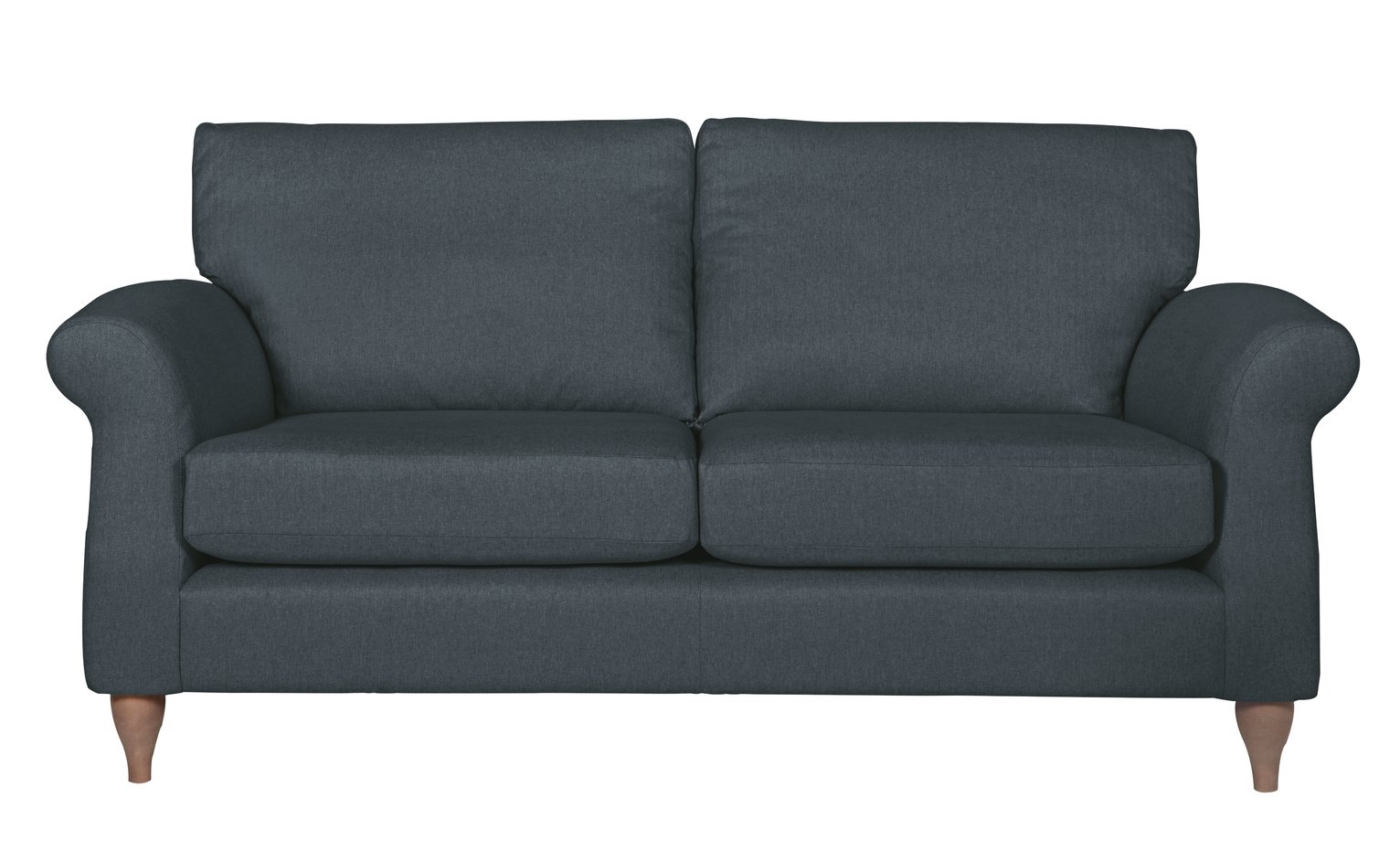 Argos Home Bude 3 Seater Fabric Sofa - Blue