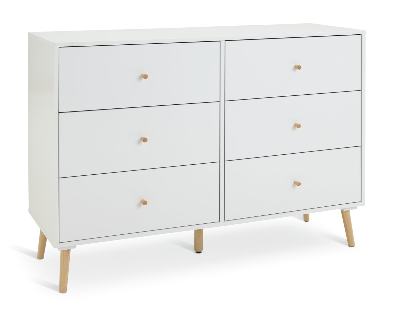 Habitat Otto 6 Drawer Chest - White