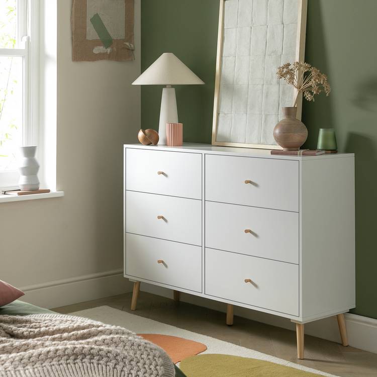 Habitat Otto 6 Drawer Chest - White 0