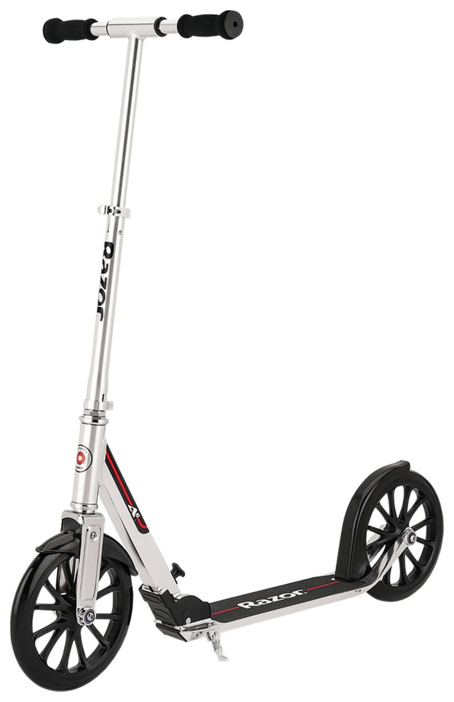 Razor A6 Folding Kick Scooter For Kids And Adults - Silver