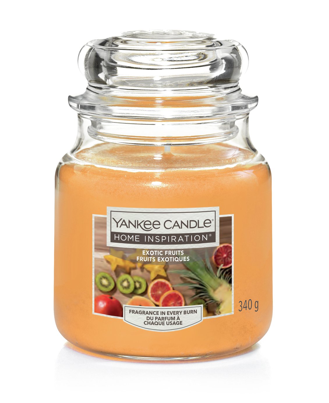 Yankee Home Inspiration Medium Jar Candle - Exotic Frutis
