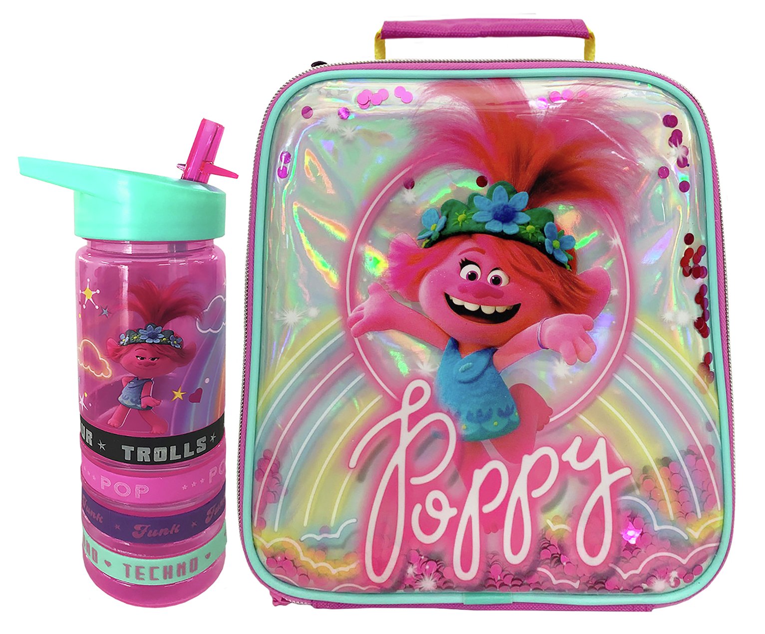 Trolls Glitter Bag and Bottle Review