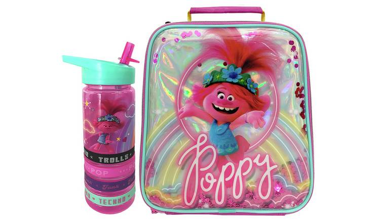 Trolls Glitter Bag and Bottle - 500ml