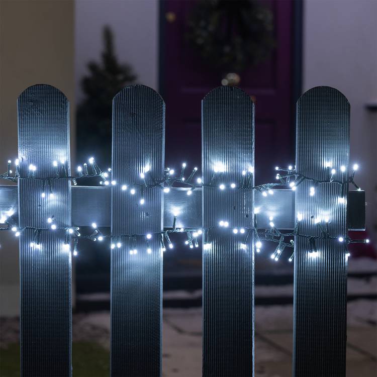 Habitat 480 White Multifunction LED Christmas Tree Lights 0