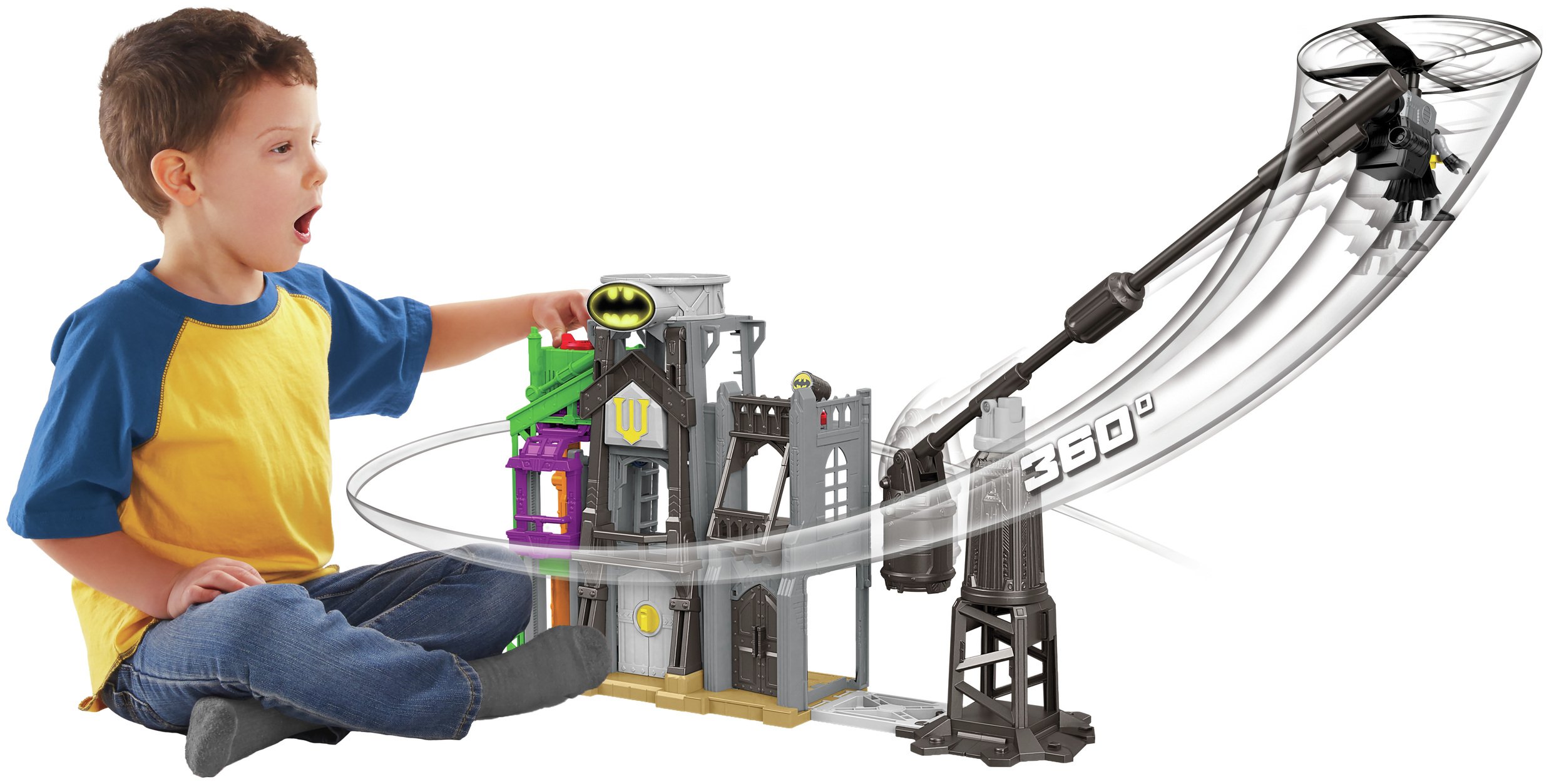 imaginext dc super friends super hero flight gotham city