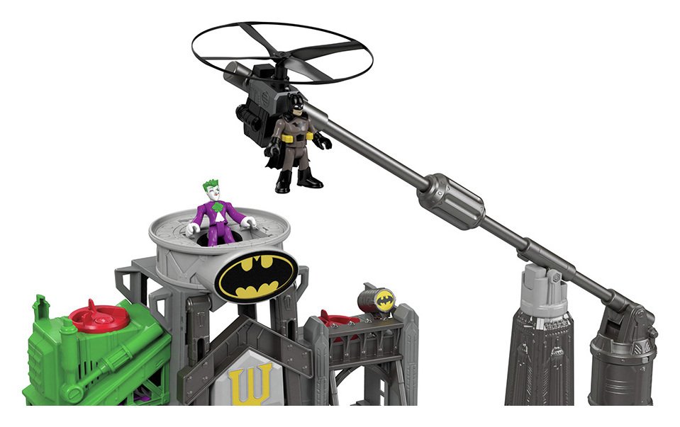 fisher price dht62 imaginext dc super friends super hero flight city