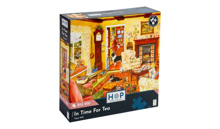 The House of Puzzles In Time For Tea BIG 500 Piece Jigsaw Puzzle