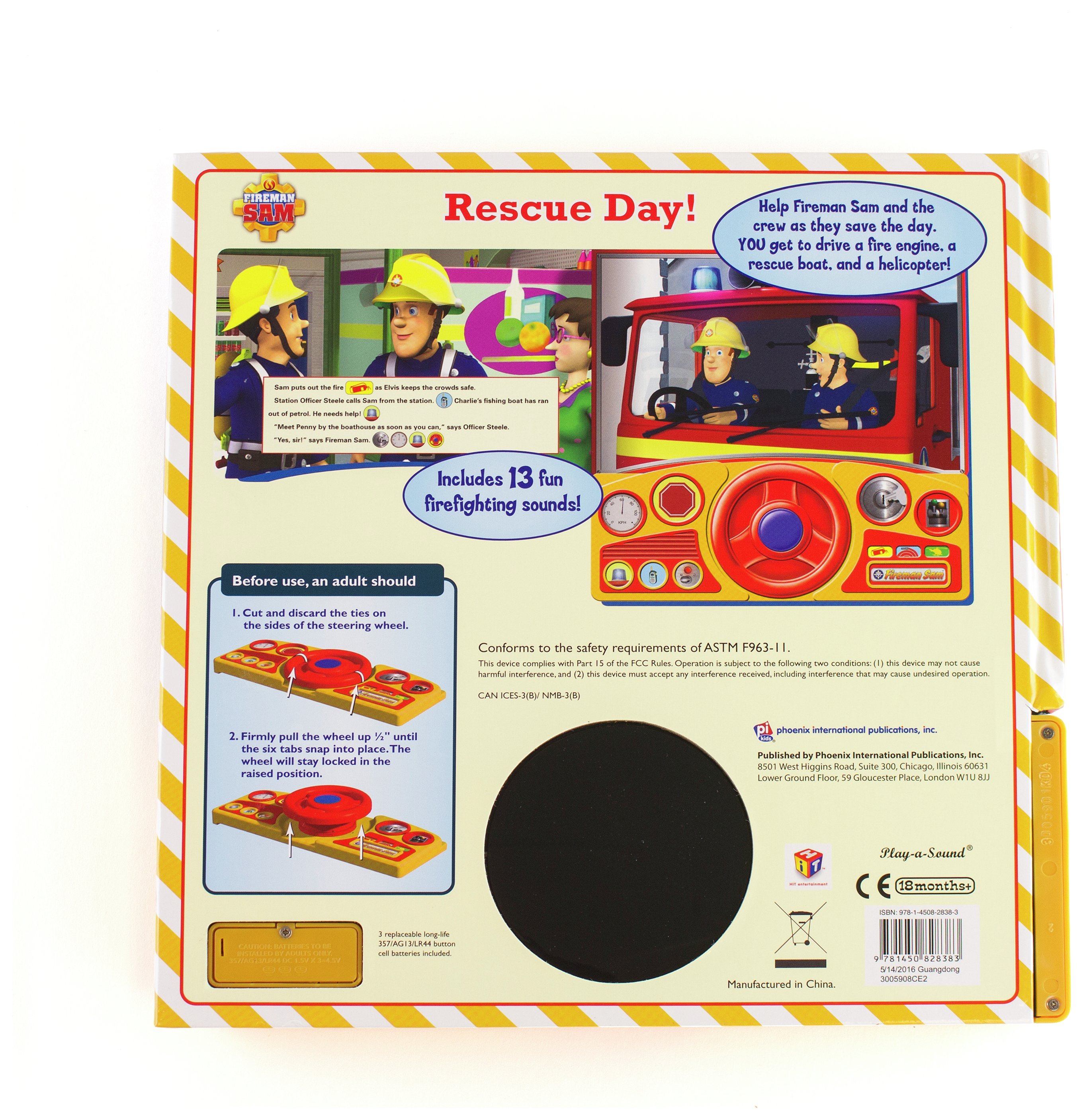 Fireman Sam Steering Wheel Sound Book. Review