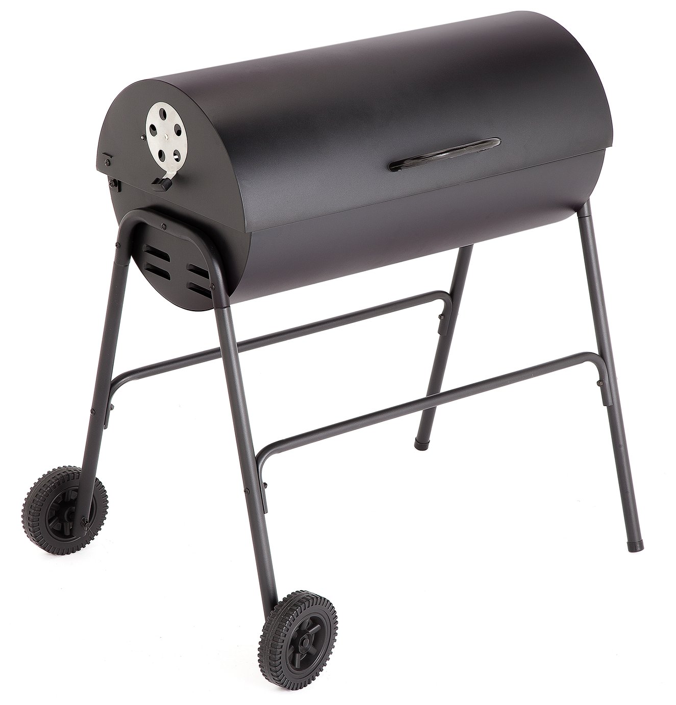 Argos Home Charcoal Oil Drum BBQ Cover & Utensils