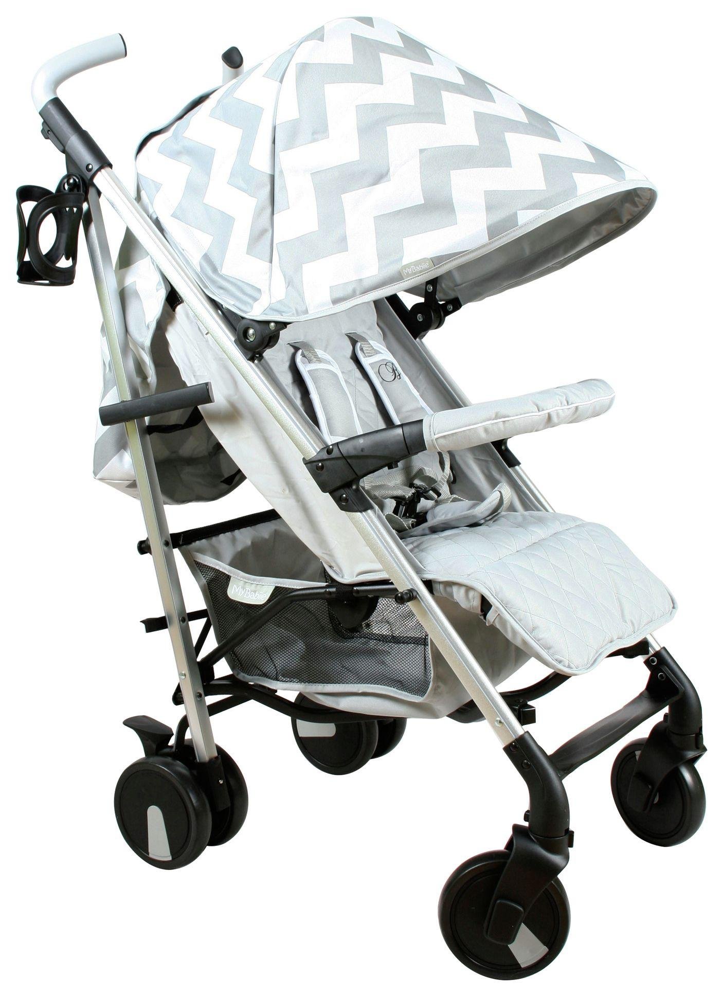 My Babiie Billie Faiers MB51 Grey Chevron Stroller. Review