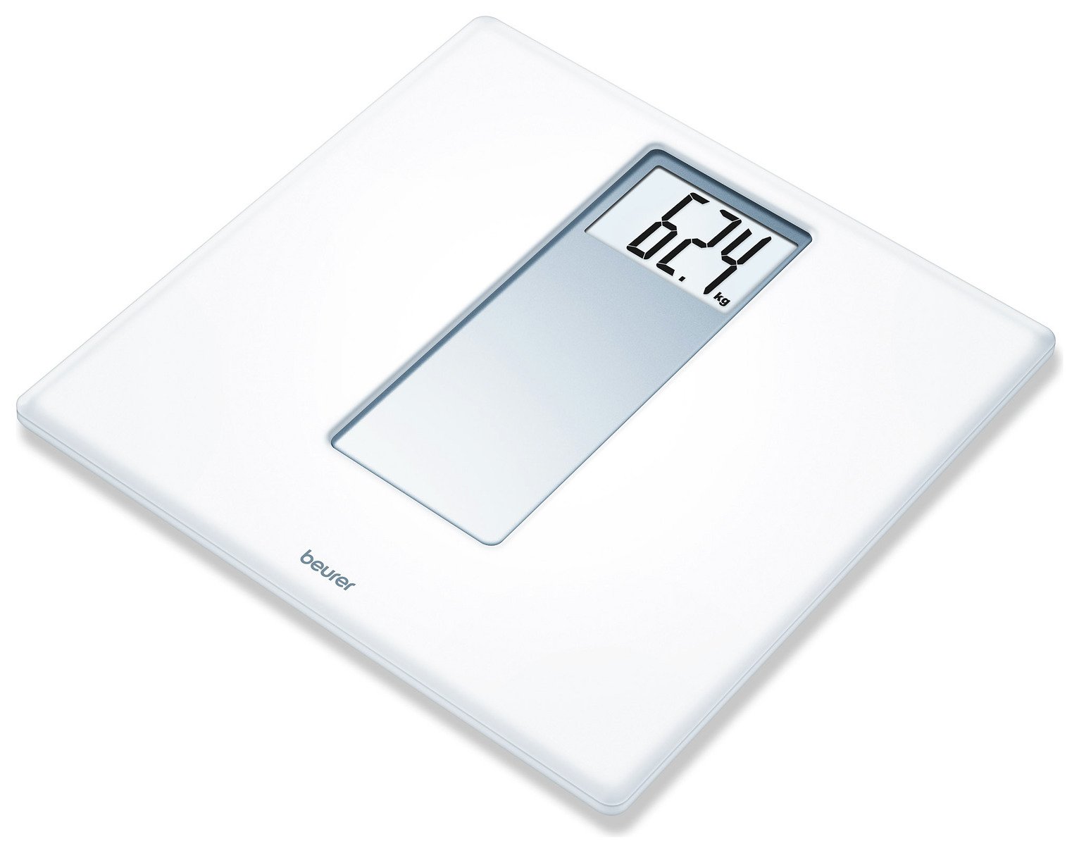 Beurer PS160 XXL Acrylic Digital Bathroom Scales - White