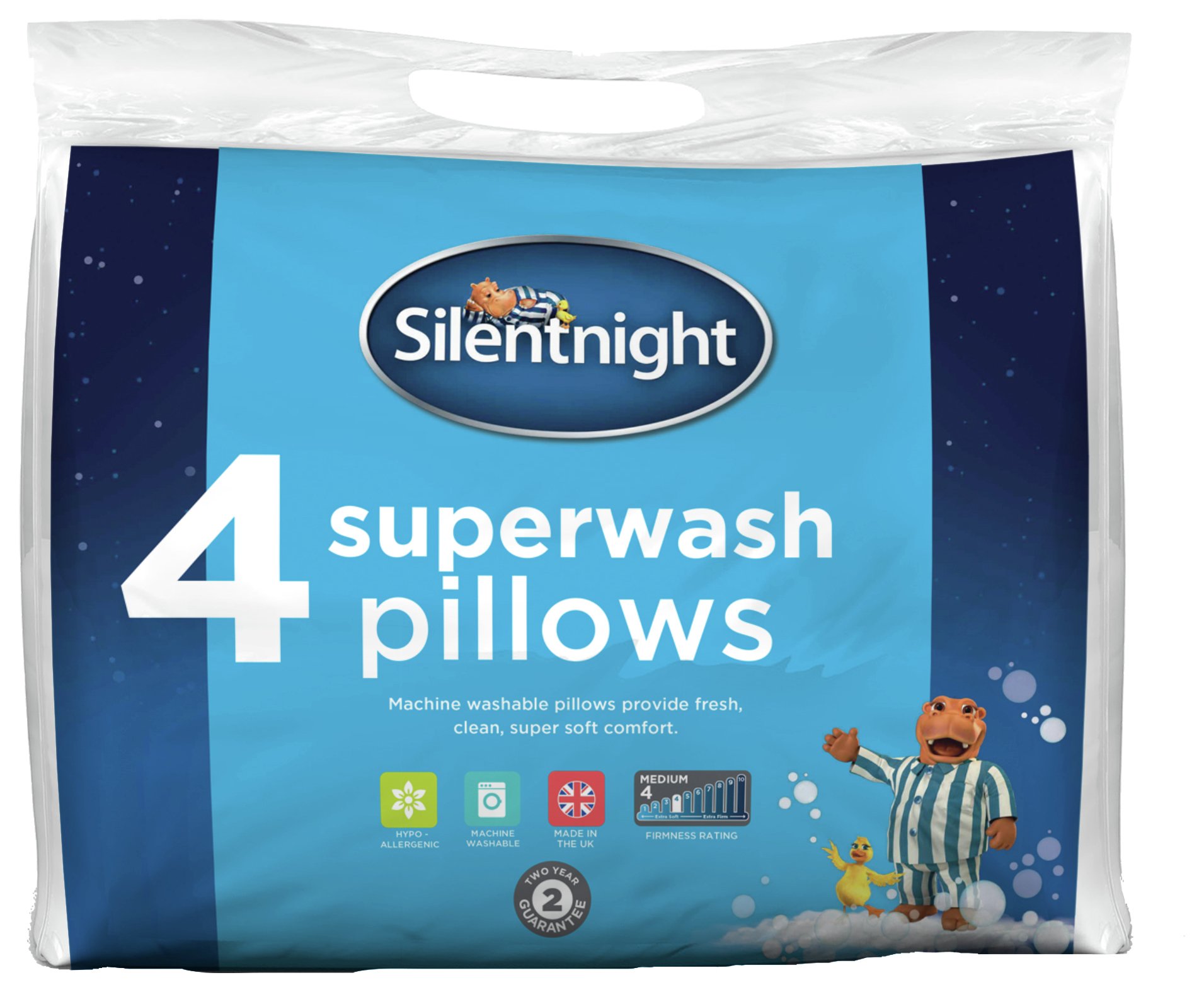 Silentnight Superwash Pillows - Pack of 4