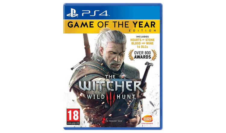 Buy The Witcher 3 Wild Hunt Game Of The Year Ed PS4 Game PS4 games Argos