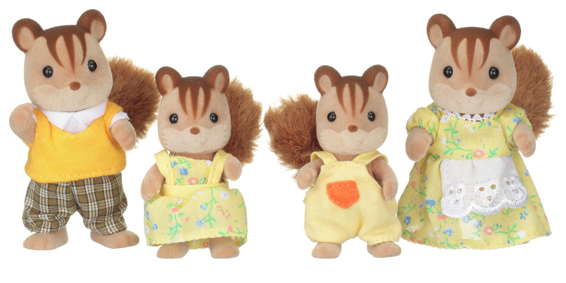 Sylvanian Families Walnut Squirrel Family.