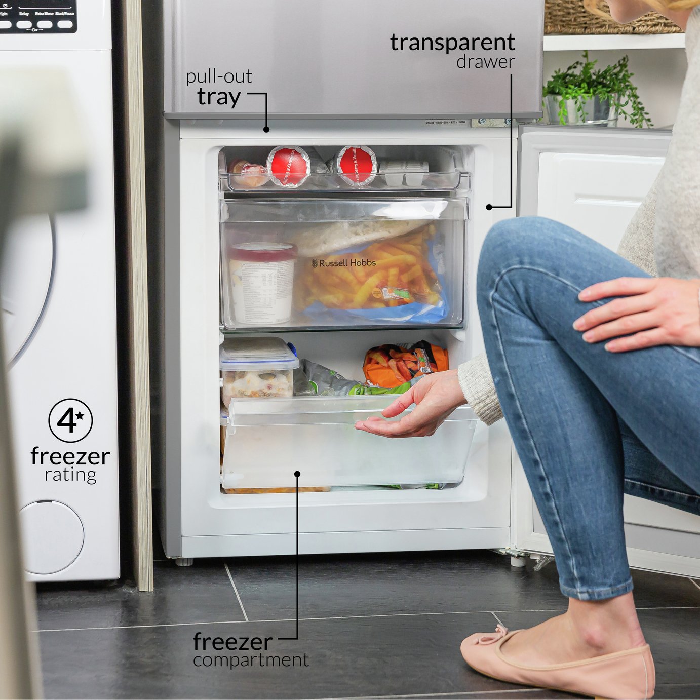 Russell Hobbs RH50FF144SS Fridge Freezer Reviews