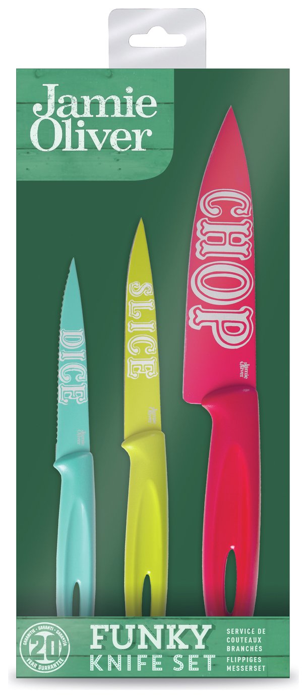 Jamie Oliver Funky Knife Set.