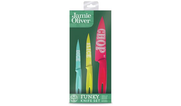 Jamie Oliver Funky Knife Set.