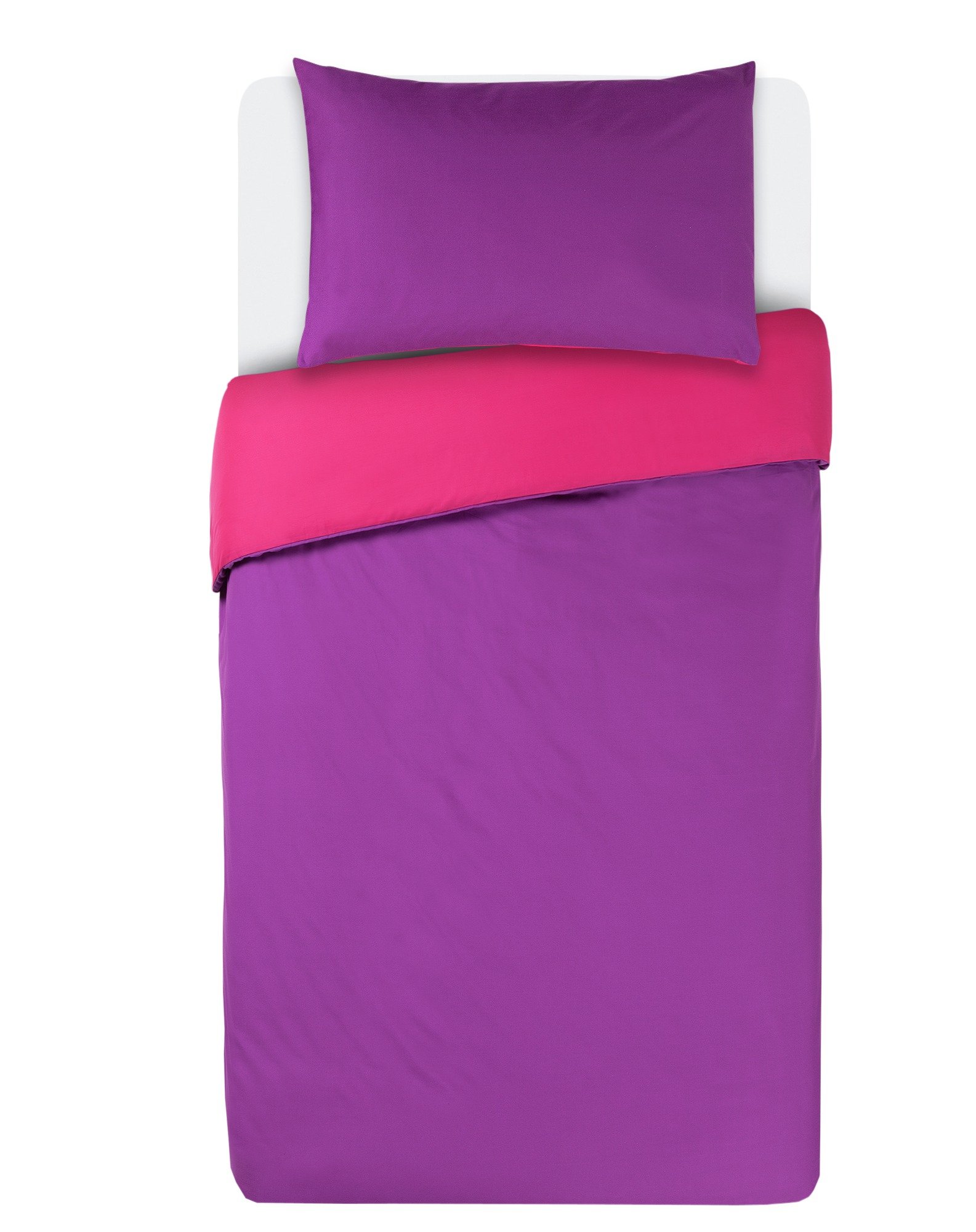 Argos Home Grape/Funky Fuchsia Bedding Set - Single