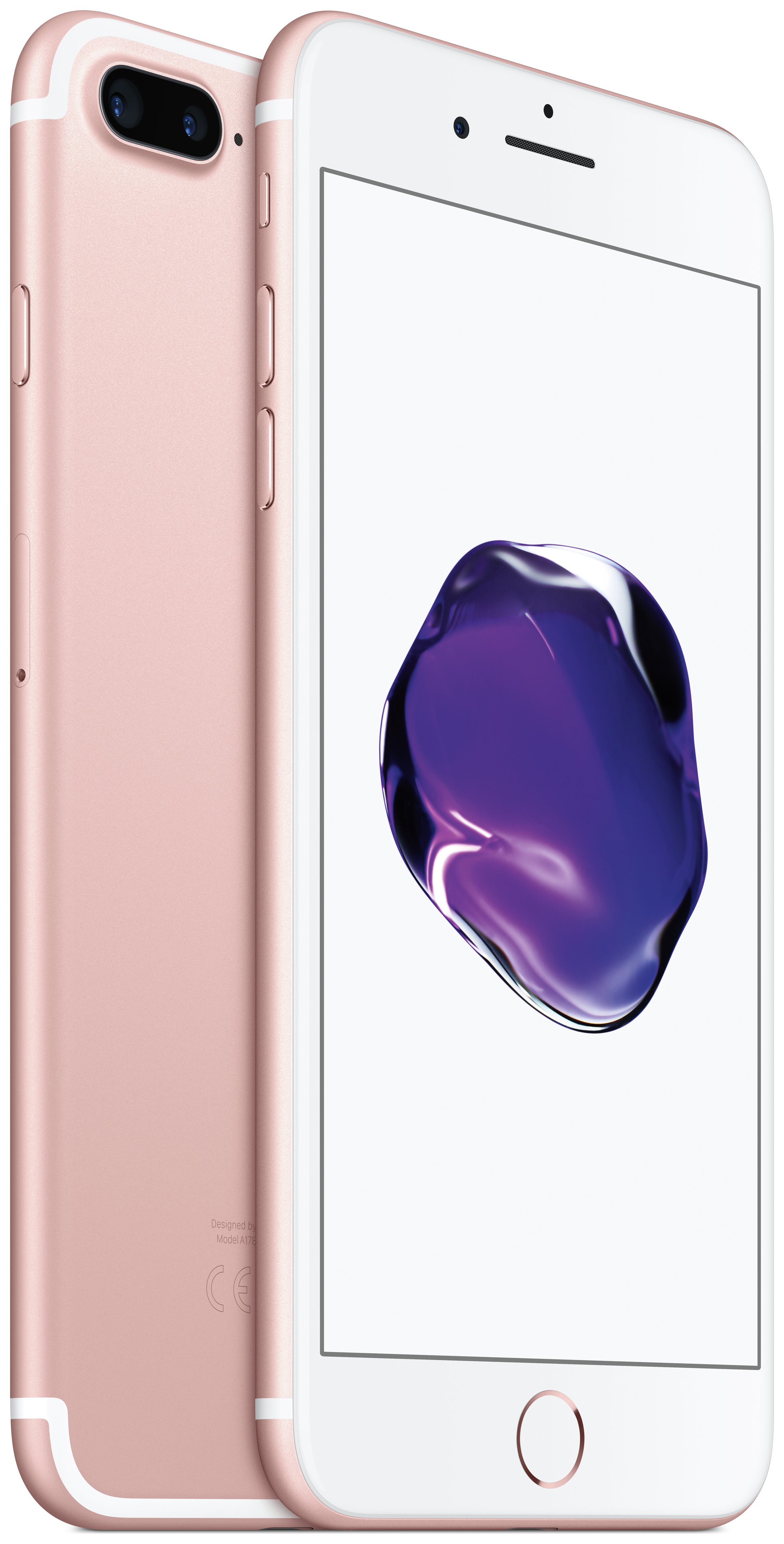 SIM Free iPhone 7 Plus 128GB Mobile Phone - Rose Gold