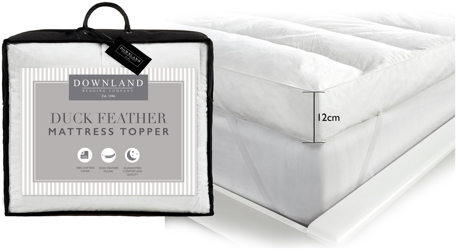 ashford luxury feather mattress topper review